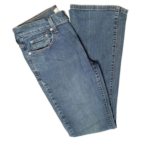 Levi’s 515 Low Rise Bootcut Jeans Blue Size 8 Long - Picture 5 of 8